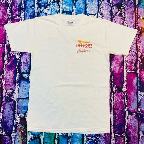 Vintage 2002 In N Out Burger California shirt size Small - Picture 2 of 7